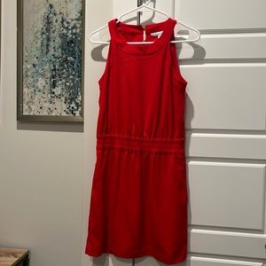 Southern tide size extra small red dress with pockets. Worn once.
